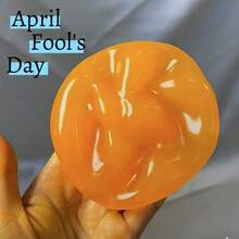 New MC Orange Handmade Moldable Slow Rising Coconut Oil Stress Relief Toy, High Aesthetic Texture - Multicolor - View 3