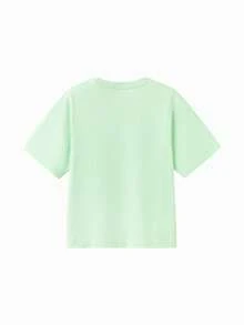 Áo thun ngắn tay nhanh khô mùa hè cho bé trai và bé gái - hồng xanh - Xem 2
