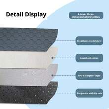 Apricot Dog Pee Pads Pet Leak-Proof Pee Pads Reusable Washable Diaper Pads Training Dog Pee Pads - Apricot - View 6