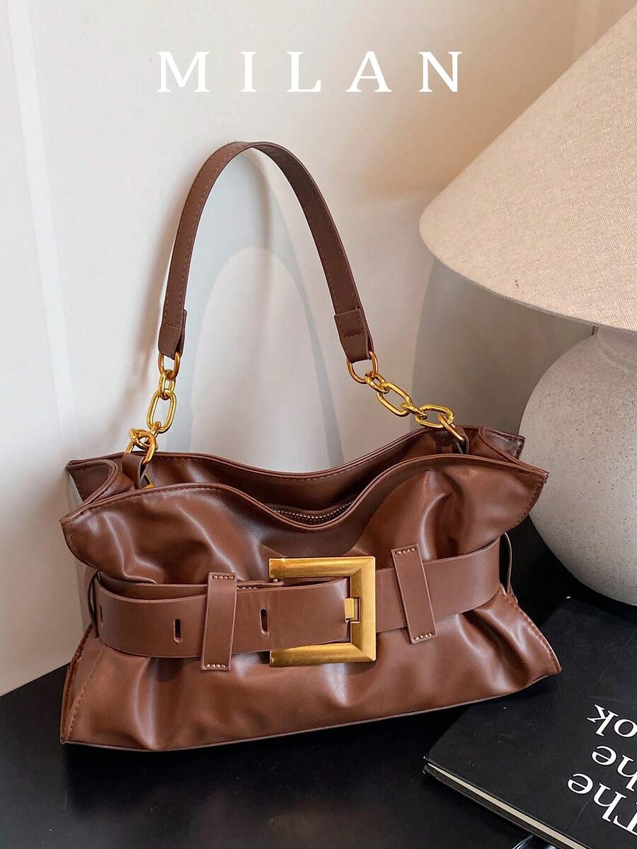 2026新款女士小众通勤手提包，法式腋下包，轻盈奢华半月形包