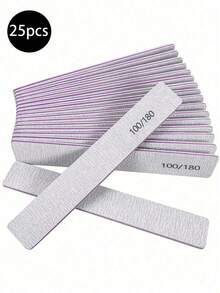 Bộ 50 dũa móng tay chuyên nghiệp, độ nhám 180/100, dũa móng tay tự nhiên, hai mặt có thể rửa sạch, bề mặt mịn, thích hợp sử dụng tại nhà và salon. - Nhiều màu - Xem 16