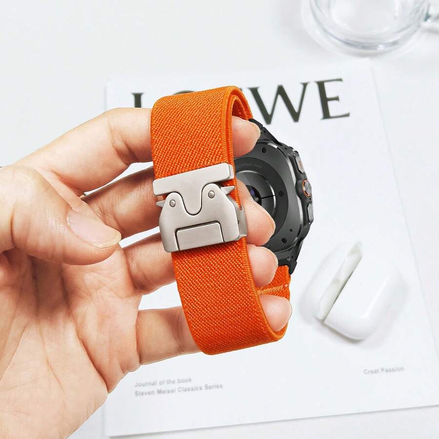 1 dây đeo thể thao bằng nylon co giãn cho đồng hồ Galaxy Watch 7 Ultra 47mm - Watch 7 Ultra - Xem 1
