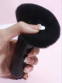 1支装蓬松化妆刷，散粉刷，多功能化妆刷，蓬松便携，可用于定妆、刷妆、除尘等。 - 黑色 - 查看 3