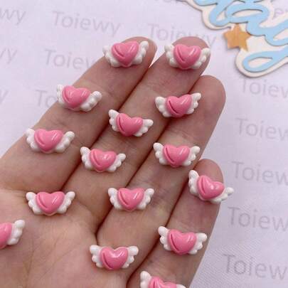 20pcs Resin Mini Colorful Love Cake Ice Cream Lollipops Candies Flat Back Stone DIY Scrapbook Christmas Decor Accessories Crafts