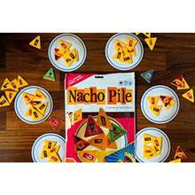 Nacho Pile Party Game - Juego rápido de diversión apilable de chip! Juego de estrategia Push-Your-Luck divertido juego familiar para niños y adultos de 7 años en adelante 2 a 4 jugadores tiempo de - como en la foto - Ver 2