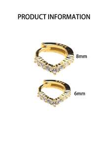 1pc S925 Sterling Silver Korean Style Mini Wave Flower Navel Piercing Ring, Eye-Catching Design. Suitable For Women's Daily Wear, Also An Excellent Gift For Girlfriend, Mother And Sister. - Single - View 2