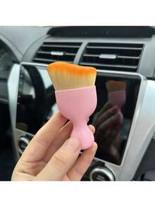 Bộ 3 chổi quét bụi mini cho ô tô, chổi vệ sinh nội thất màu hồng, chổi lông mềm dùng để làm sạch bụi trong cửa gió và những không gian hẹp, dụng cụ quét bụi bằng sợi microfiber có thể thu gọn và uốn cong, chất liệu sợi polyester, loại bỏ bụi bẩn hiệu quả (27-76cm) - A - Xem 9