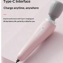 Máy mát xa cầm tay sạc điện, thích hợp để thư giãn toàn thân, tập trung vào vùng cổ, lưng, chân và eo. - Nhiều màu - Xem 8