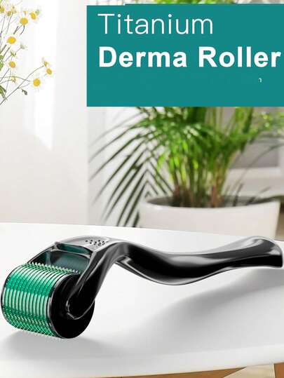 540 Titanium Microneedle Roller | Microneedle Roller | Microneedle Roller For Hair, Face And Skincare, Suitable For Minoxidil, Microneedling, Beauty, Skincare Products, Spa, Self-Care, Skincare Tools, Facial Care, Beauty Supplies, Massage, Facial Massage Tool, Facial Roller