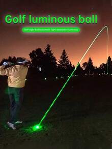 Pelotas de golf que brillan en la oscuridad - Pelotas de golf luminosas automáticas, adecuadas para entrenamiento nocturno, absorben la luz automáticamente, regalo perfecto para golfistas, accesorios de golf, accesorios deportivos al aire libre, suministros de golf, preparación para partidos nocturnos, material de goma, sin necesidad de energía, aplicable para accesorios de juego, entrenamiento de golf, deportes de equipo al aire libre, regalos de golf, regalos para hombres, regalos personalizados, regalos de cumpleaños - Multicolor - Ver 2