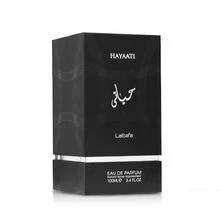 Lattafa Hayaati Eau de Parfum 100ML – Perfume femenino con notas florales y afrutadas que transmiten frescura, feminidad y elegancia. Su aroma duradero es ideal para uso diario o eventos especiales donde se desea destacar glamour y sofisticación. ✅ Entrega 24/72h a España (península) | Beauty Explotion | Tu tienda de belleza y maquillaje – explota tu mejor versión - floral afrutado fresco - Ver 3