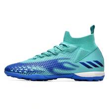 男士足球鞋，耐用轻便的中性足球鞋，室内训练足球鞋，人造草坪足球鞋 - 綠色 - 查看 14