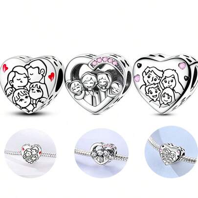 “幸福家庭”串珠：手链吊坠——家庭聚会、节日和生日的完美礼物