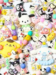 SANRIO 30克三丽鸥系列可爱卡通树脂吊坠，DIY饰品制作配件，适用于项链、耳环、包包等手工制作 - 期間 - 查看 6