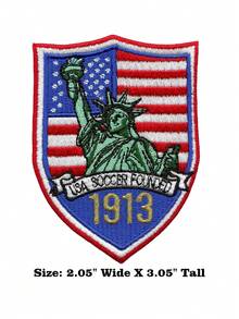 1PC USA 250 Anniversary Patch Patriotic Eagle Independence Embroidered Iron On - Multicolor - View 8