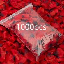 100/200/400/500/1000/2000 cánh hoa hồng đỏ nhân tạo, hoa thủ công lãng mạn, thích hợp cho trang trí phòng tiệc cưới, trang trí nhà cửa, trang trí sinh nhật, đồ trang trí bàn, trang trí phòng ngủ, trang trí phòng, trang trí phòng tắm, quà tặng ngày lễ tình nhân, trang trí tốt nghiệp - Đỏ - Xem 2