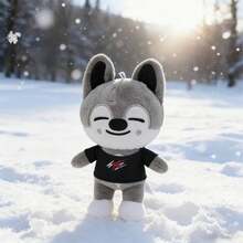 New Stray  Plush Toy -  Cuddly Toy, Cartoon Anime Figure Stuffed Plush Toys, Soft Animal Plushie Stuffed Pillow Cushion For  Fans - 灰色 - 查看 1