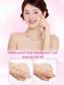 PINKPUNK Plester Jerawat, Stiker Penutup Jerawat Tak Terlihat, Desain Roti Bun Lucu, Cocok untuk Makeup, Stiker Penyerap Jerawat untuk Pria dan Wanita - Jenis roti - 16 lembar - View 4