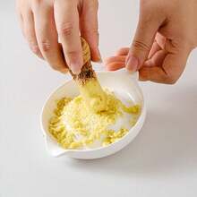 1pc Ceramic Food Grinder, Multifunctional Ceramic Manual Potato Masher, Garlic/Ginger Paste/Garlic Grinder, Vegetable & Fruit Puree Grinding Bowl, Grinding Tool, Kitchen Gadget, Easy To Clean - Multicolor - View 5