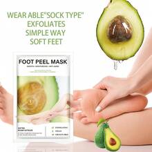 AURANY 40克足部去角质及去除老茧足膜，男女通用足部护理保湿足膜 - 查看 2