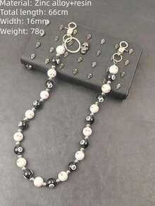 2025 Autumn New Arrivals Multicolour Billiard Ball Chain For Pants Punk Y2K Hip-Hop Men And Women One's Waist Luxury Accessories Halloween Festival Gift Product Numerical Sequence, Randomly Sent - một kích cỡ - Xem 9