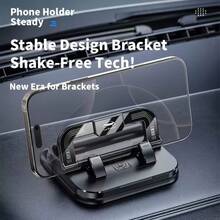 车载仪表盘手机支架，HUD抬头显示安装夹式通用导航支架，空调出风口夹式支架 - 彩色 - 查看 10