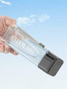 1 chiếc cốc nhựa vuông, bình nước cá nhân hóa tối giản, cốc nước dành cho học sinh. - Nhiều màu - Xem 9