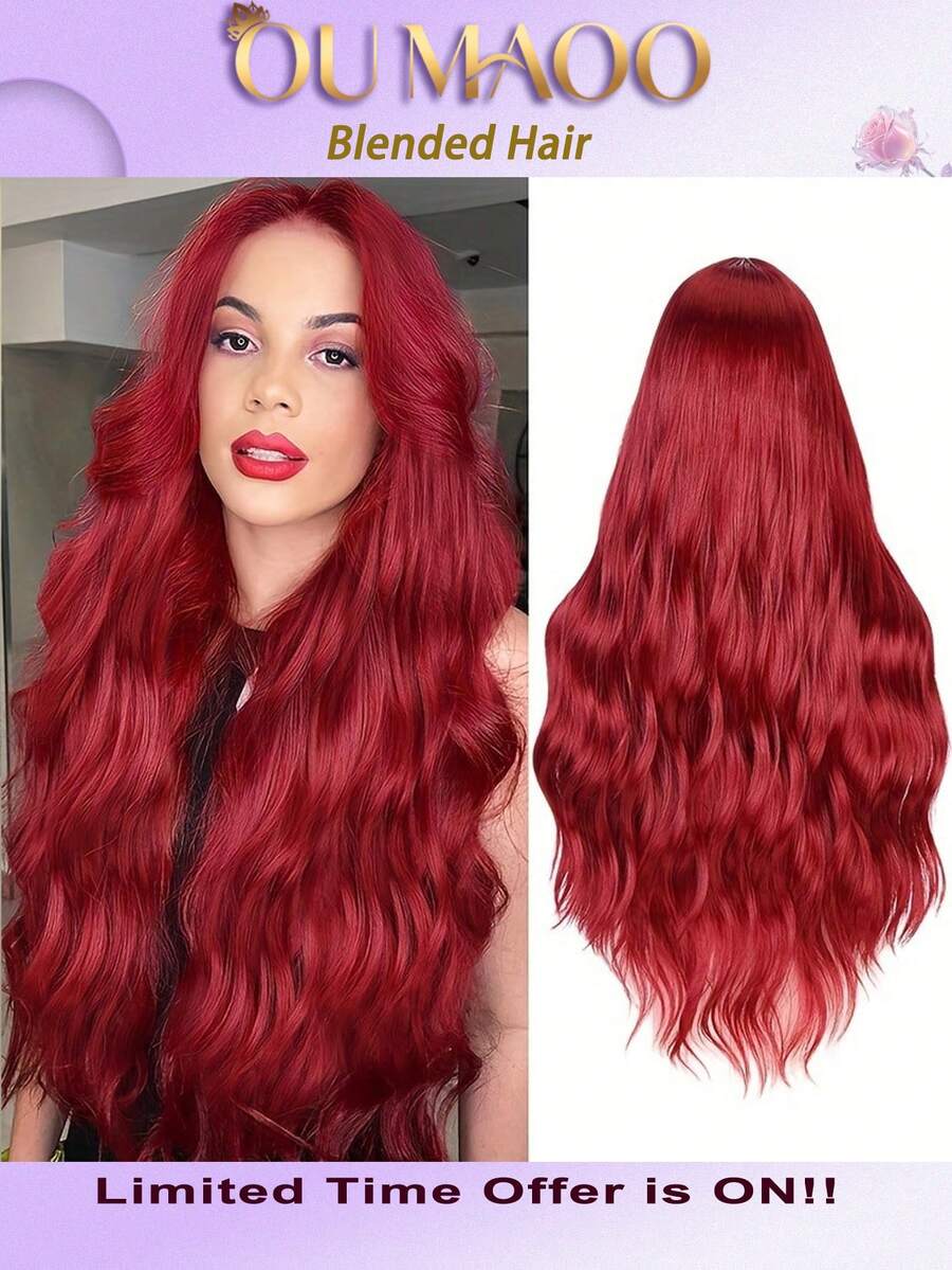 Body Wave Lace Front Wigs Human Blended Hair Wide Lace 200Density Human Blended Hair Wigs 13x4 Human Blended Hair Lace Front Wigs Pre Plucked Natural Color Wear And Go Glueless Wigs