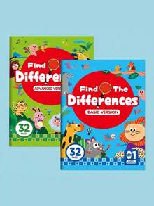 1件装全新找不同拼图 - 派对游戏 - 课堂活动 - 圣诞节和万圣节礼物 - 彩色 - 查看 1