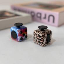 1 Set 6-Sided Starry Sky Multi-Color Stress Relief Anti-Anxiety Handheld Fidget Toy For ADHD Autism Sensory Birthday Party Gift - View 9