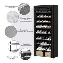 Shoe Cabinets - Black - View 10