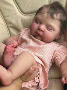Kids Dolls - Sleeping Doll In Pink Outfit - View 5