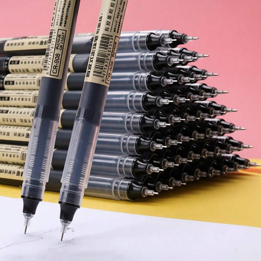 贴心教师节礼物，36支创意直头液体笔，0.5毫米速干黑色、蓝色、红色墨水，意义非凡的教师感谢圆珠笔，适用于教室，2026年5月5日全国教师节，学校办公用品