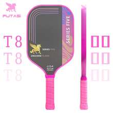 Series 5 Carbon Fiber Pickleball Paddle, 16mm Standard Size, Rough Matte Surface For Easy Ball Control And High Spin, Balanced Power And Control T800 Carbon Fiber Pickleball Paddle. - Multicolor - View 7