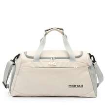 Travel Tote Bag/Backpack With Shoe Compartment, Unisex Sports Yoga Gym Bag, Large Capacity Weekend Overnight Carry-On Bag - Multicolor - View 18