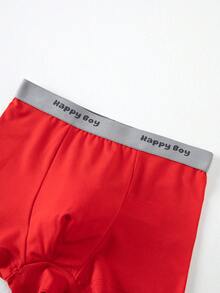 Bộ 8 chiếc quần boxer in chữ cho bé trai, kiểu dáng thường ngày. - Nhiều màu - Xem 3