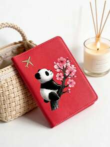 1 chiếc ví đựng hộ chiếu gấp gọn, thiết kế hình gấu trúc dễ thương và họa tiết hoa, phụ kiện du lịch, ví đựng vé, món quà hoàn hảo cho bạn bè, gia đình, đồng nghiệp, phù dâu, có các màu hồng, vàng, xanh dương, trắng, đỏ. Ví đựng hộ chiếu du lịch nhẹ, chống nước, thích hợp cho máy bay, kỳ nghỉ hè. - Nhiều màu - Xem 16