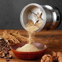 1. 多功能电动研磨机，可研磨食材、咖啡豆、调味料等，容量300毫升，内置4个刀片，适合家庭厨房用作香料研磨机。 - 美規A型插(110-127V) - 查看 9