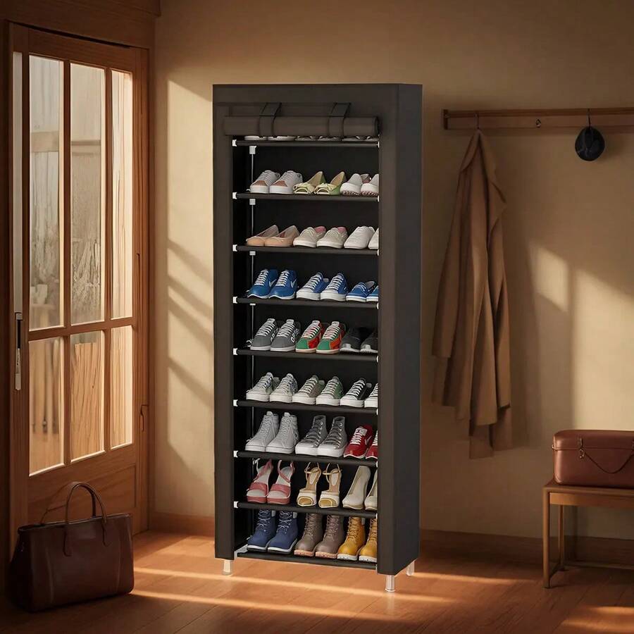 Shoe Cabinets - Black - View 1