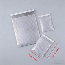透明气泡自封邮寄袋，小型企业防水加厚信封，珠宝包装，化妆品，运输用品，防震保护袋 - A - 查看 4