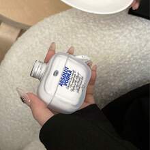 新颖花卉图案保护壳，兼容苹果无线充电盒，防刮防摔。 - 無色 - 查看 9