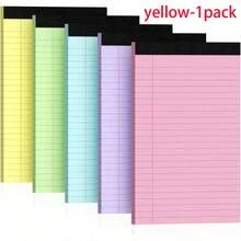 1 paquete de cuadernos de colores, cuaderno de cuadrícula universitaria de 12.7x20.32cm, cuaderno de escritura, notas adhesivas legales, cuaderno de espiral desprendible, adecuado para trabajo, escuela y suministros de oficina, cada cuaderno contiene 30 hojas, cuaderno de estudiante, útiles escolares - Multicolor - Ver 8