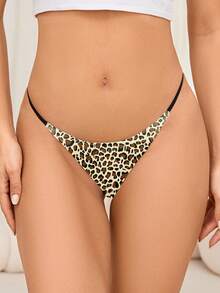 7 chiếc quần lót nữ G-string T-back cạp thấp mềm mại, không đường may, họa tiết da báo, thoáng khí, thích hợp mặc hàng ngày. - Nhiều màu - Xem 9