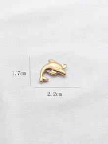 1 chiếc mặt dây chuyền hình yếu tố đại dương, phong cách thường ngày, đa năng, thích hợp đeo hàng ngày. - Vàng - Xem 7