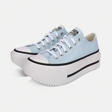 Converse 男女通用 Chuck Taylor SEASONAL 低帮帆布鞋 A19900C - 藍白色 - 查看 5