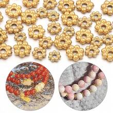 10/20颗/包 不锈钢雪花隔珠，防锈隔珠，适用于手链和项链制作，4/5/6毫米 简约时尚首饰DIY材料 - 雪花隔珠 - 查看 3