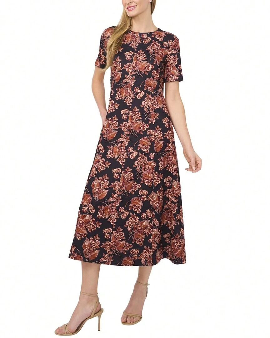 Ted Baker Short Sleeve Midi Dress - 彩色 - 查看 1