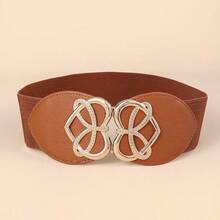 Women's Elastic Waist Metal Heart Design Dress, Autumn/Winter Fashion Stretchy Waistband, Suitable For Dance Skirt And Long Dress, Slimming - Multicolor - View 19