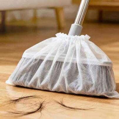 Vỏ chổi đa năng chống bụi, chất liệu vải không dệt, vỏ chổi dùng một lần là vật dụng không thể thiếu trong gia đình, hút tóc và bụi bẩn nhờ tĩnh điện, thích hợp cho việc loại bỏ bụi bẩn bằng tĩnh điện và làm sạch các khe hở, cấu trúc dày dặn.