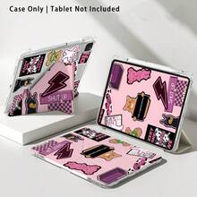 Acrylic Crystal Tablet Protective Case With Stand, Featuring Dog, Cat, Rabbit Patterns, Compatible With Samsung A9/A9+/S9/S9FE/A11/A11+/S11/S10 FE/S10 FE+/S10 Lite, A16 2025, Air 11/13, M3 2025, Mini 7 A17, Pro 2024, Air 11/13, M2 2024, Pro 11/13, M4 2024, Pro 12.9, 7/8/9 Gen, 10.2, 10 Gen, 10.9, Air 4/5/6/7/8, 10.9, Pro 11, 4/5/6 Gen, Mini 6, , Se 11, Honor, Matepad Se 11, , - Multicolor - View 8